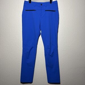 Bogner Fire+Ice Pants Womens 8 Blue Softshell Ski Stretch Water Resistant Snow